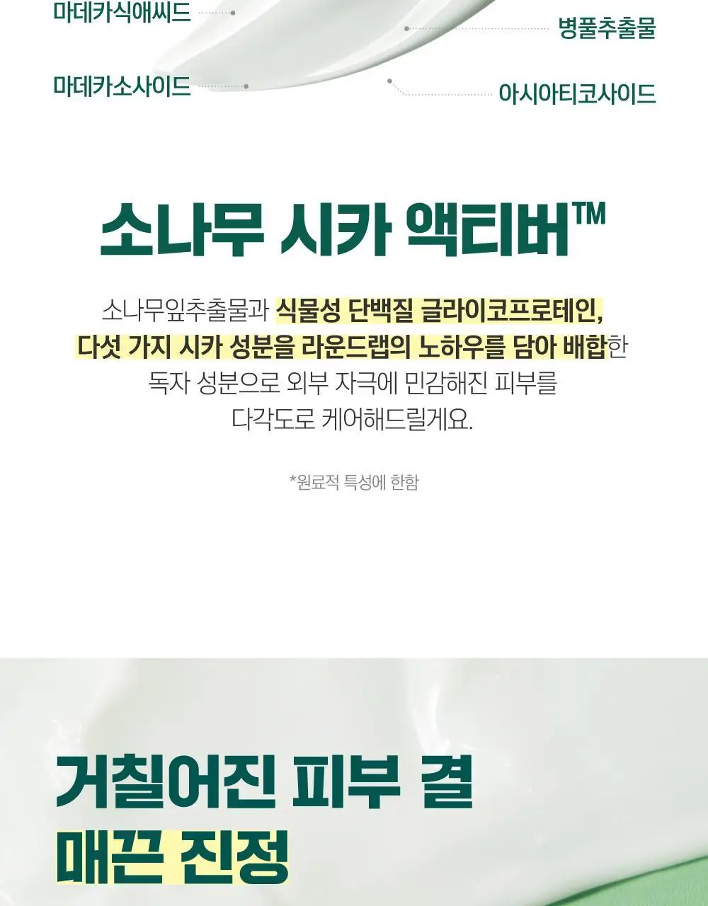 [민감진정] 라운드랩 소나무 진정 시카 로션 250ml 상세페이지 11